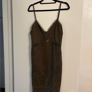 Elegant Olive Green Anthropologie Sundress
NWT
Size Small